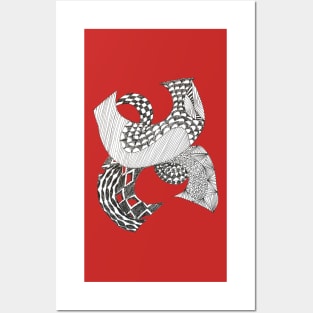 Twisted Red Posters and Art